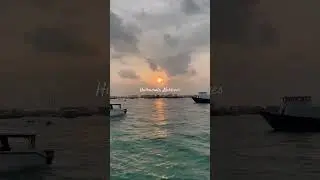 Sunset in Hulhumale, Maldives