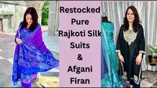 04.11.25🌸 Restocked on Demand : Rajkoti Silk Suits & Beautiful Afgani Phiran 🌸