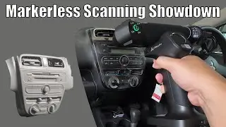 Markerless Scanning Showdown - Car Console