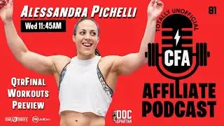 Indy & Age Group Qtr Final Workouts PREVIEW with Alessandra Pichelli