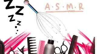 ASMR Haircut and Shampoo 🎀  Massage Relaxation  (no talking, layered sounds)