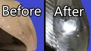 How To Polish Headlight  [Restoration]:   The Best And Cheap Way - DIY