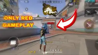 ONLY RED 🎯GAMEPLAY ARJUN LIVE 18 😱 OP GAME PLAY MOMENT HEADSHOT FREE FIRE VIRAL VIDEO #freefire