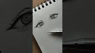 Drawing anime eyes ✨#shorts #eyes #sketch #anime #art #shorts