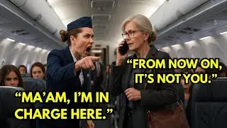 Flight Attendant Pushes an Elderly White Judge — Then She Makes One Call  And the Plane is Gr