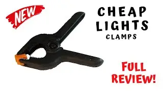 CheapLights Spring Clamps - FULL review  ✅