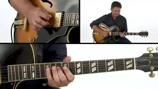 🎸Jazz Blues Guitar Lesson - Let's Trade Solos Track 3: Playalong- James Hogan