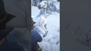 I Tame Beautiful white Arabian Horse #rdr2 #trending #arthurmorgan #shorts