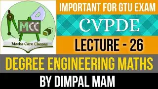 CVPDE(3130005)/Engineering Maths/PDE/Solution of FOPDE/charpit's method/Lecture-26