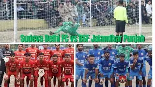 90th minute equaliser goal by BSF Jalandhar|Epic comeback match |Sudeva Delhi FC vs BSF Jalandhar