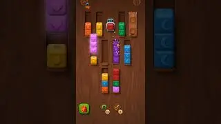 Colorwood sort puzzle game level 14