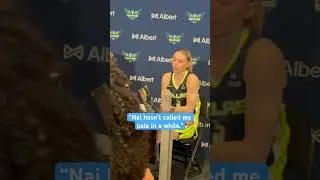 Paige Bueckers of the #dallaswings is enjoying the Texas sunshine ☀️ #wnba  #paigebueckers