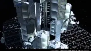 Космический лифт построят японцы к 2050 году, концепт компании Obayashi