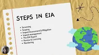 ENVIRONMENTAL IMPACT ASSESSMENT (EIA) FOR INFRASTRUCTURE PROJECTS.