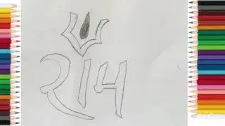 Modern Abstract Calligraphy | Relaxing Pencil Drawing&rdquo;#ram 