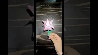 Easy diy lotus#unique art of aqsa#subscribe #sticker #stickynote