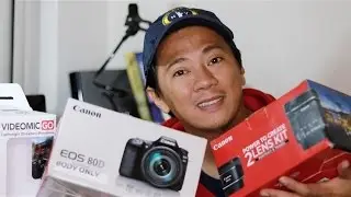 Canon 80D DIY Bundle (2Lens Kit 10-18mm and 50mm/Rode Videomic Go)