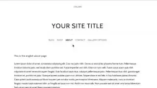 Squarespace 6 Multi-Lang Demo