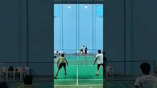 Badminton Doubles Attack /#jumpingsmash