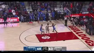 Christian Wright 17 points Memphis Vs UGA college basketball highlights