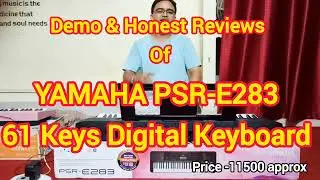 Yamaha PSR E 283 keyboard Reviews and Demo #YamahaPSRE283PianoKeyboard #piano #music