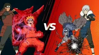 naruto one tail vs sasuke curse mark full fight