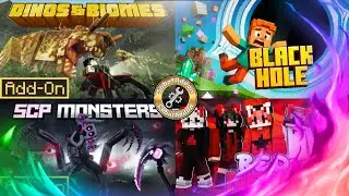 Minecraft Bedrock Rasa HORROR & CHAOS! Addon SCP + Black Hole