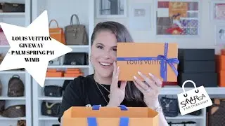 LOUIS VUITTON GIVEWAY + PALM SPRING PM FIRST IMPRESSIONS WIMB