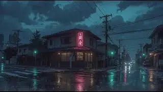 Chill Lofi Music with Tokyo Rain Mood for Relaxed Focus 🗼