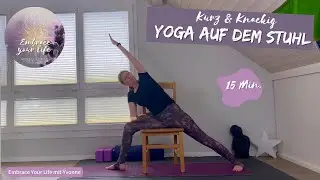 🪑 Stuhl Yoga - 15 Min. Eine kurze und knackige Yoga-Sequenz auf dem Stuhl