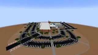 Copper Sky Recreation Complex perfectly rebuilt in Minecraft