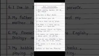 Student self introduction👨&zwj;🎓 .