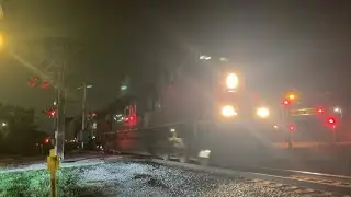 CN #&rsquo;s 8843 (SD70M-2) & 3931 (Ex-Citirail) (ES44AC) lead CN Q116 through Wyandotte, MI (9/9/23)