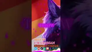 BITCH, I'M LESBIAN - KrimsonTheFox #fyp #song #music #furry #aimusic #edm #jumpstyle #dance #pride