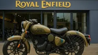 CLASSIC 350 COMMANDO SAND SINGLE SEAT WITH ALLOY WHEEL #royalenfield #classic350