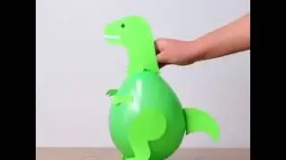 DIY Dinosaur Balloons For Kids