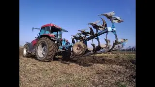 ORKA PO OBORNIKU POD KUKURYDZĘ 2024 / GR PUSTELNIK / CASE IH MX 135 / LEMKEN OPAL 120