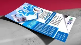 Hospital flyer design in Corel draw x7 | Graphic design 4u - Tutorial