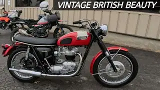 Triumph Tiger TR6R 1970 года — услышьте этот классический рёв! Вау!