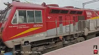 India's First Dual Cab  Loco  WDP 4D 40014 TKDD is celebrated as  first dual cab high horsepower HHP