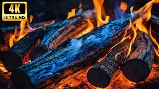 🔥 Fireplace Sounds for Sleep 🌙 Cozy Winter Cabin Vibes V1