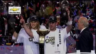 SUPERBOWL XLV Post game and Trophy presentation