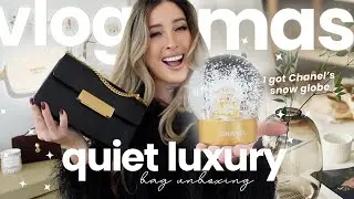 QUIET LUXURY BAG  : CHANEL HOLIDAY HAUL UNBOXING | Ateliers Auguste, Sephora & More 🎄 VLOGMAS 🎀🧸