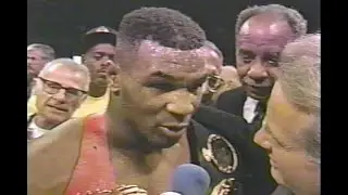 January 22, 1988 Mike Tyson / Larry Holmes After Fight HBO Sports Trump Plaza