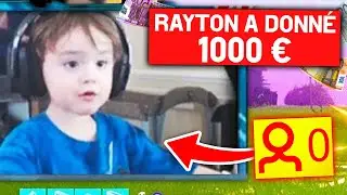 JE DONNE 1000&euro; A UN PETIT STREAMER !! (Le plus gros don de ma vie)