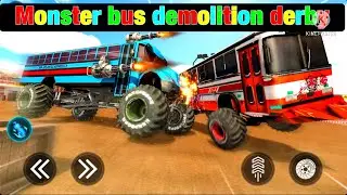 MONSTER BUS DEMOLITION DERBY ANDROID IOS GAMEPLAY| VERSION 1.1 |