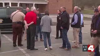 Gov. Kehoe tours storm-damaged Arnold