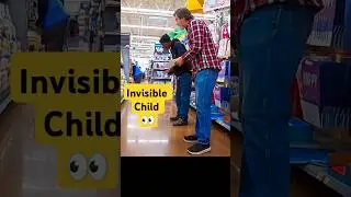 INVISIBLE CHILD PRANK! 🙈👀 Jimmy Can't Read! 🤣 #shorts #funny #pranks