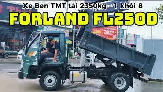 Xe Ben TMT Forland FL250D 2 Tấn 350 - 1 Khối 8 || Động Cơ Quanchai 2.3L || &Ocirc; T&ocirc; Trường Vũ 