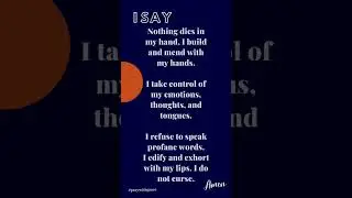 Thursday Declaration #dailyaffirmations #affirmationoftheday